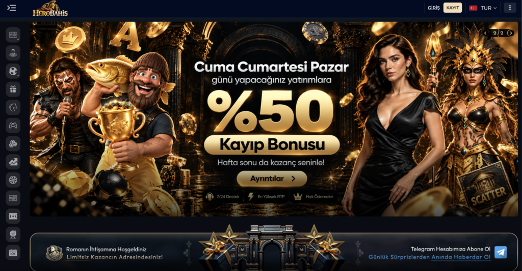 Herobahis - Yüksek Oranlı Canlı Bahis Ve Casino Sitesi 1 Herobahis